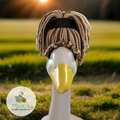 Porch Goose 23-28 inch Messy Bun Highlights