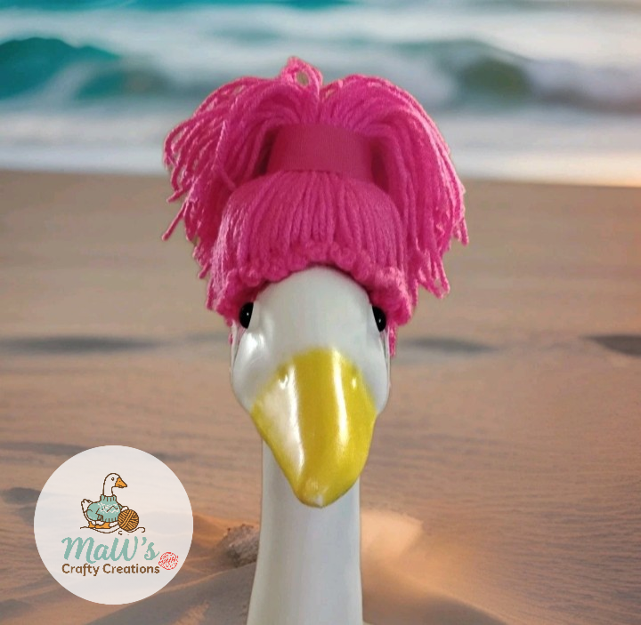 Porch Goose 23-28 inch Messy Bun Wig