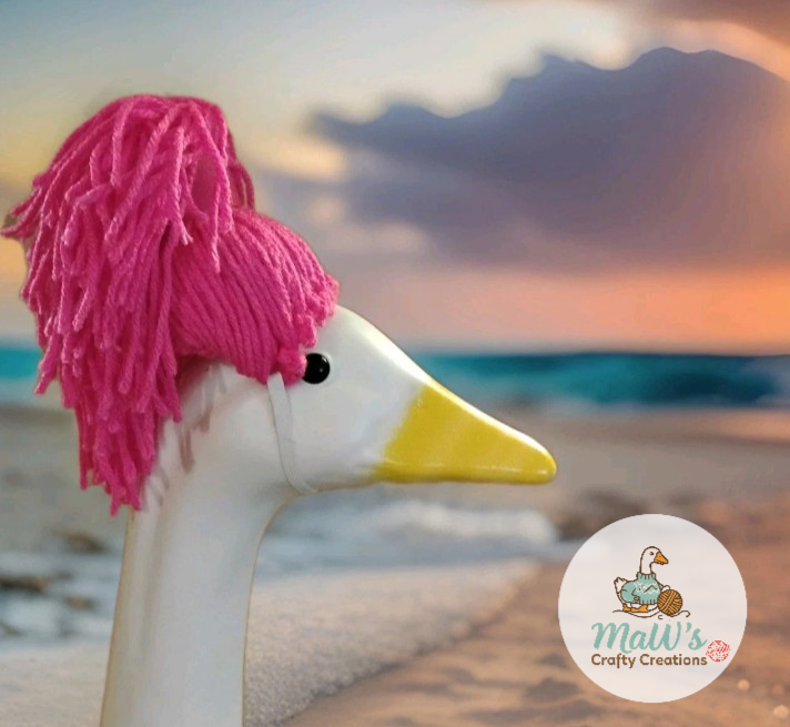 Porch Goose 23-28 inch Messy Bun Wig