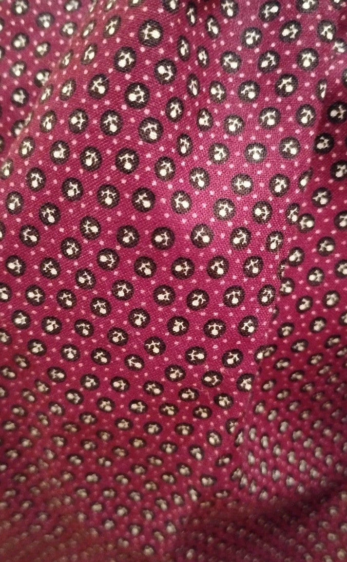Porch Goose 23-28 inch vintage print dress with matching bow.