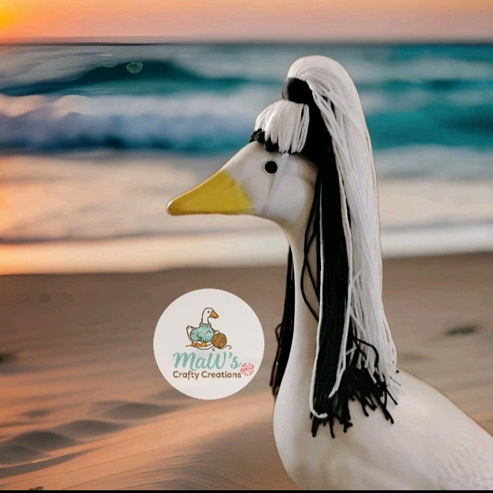 Porch Goose 23-28 inch Over and Under Casual Long Ponytail
