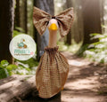 Porch Goose 22-28 inch dress with matching bow.